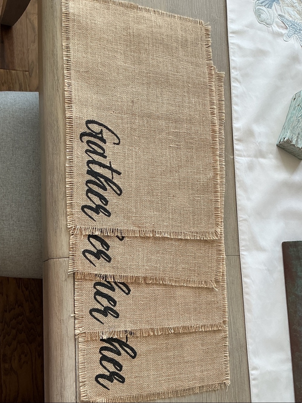 NEW Set of 4 Jute Placemats ‘Gather’